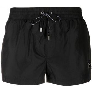 Dolce & Gabbana Branded Drawstring Swimshorts Black - Men - Black