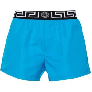 Versace Greca Swimshorts Blue - Men - Blue