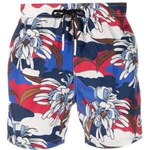 MONCLER Seasonal Print Swimshorts Blue/ Multicolour - Men - Blue > Various Colours