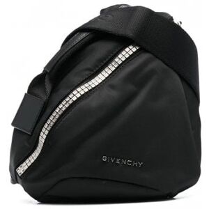 GIVENCHY G-Zip Triangle Bag Small Black - Men - Black