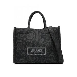 Versace Jacquard Barocco Tote Black - Men - Black