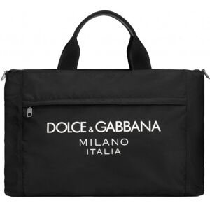 Dolce & Gabbana Logo Embellished Weekend Bag Black - Men - Black