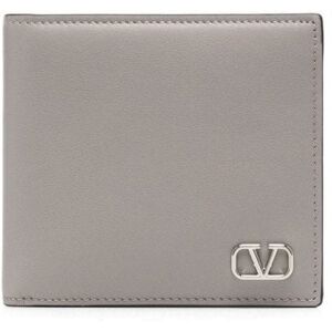 VALENTINO Mini VLOGO Card Case - Men - Grey