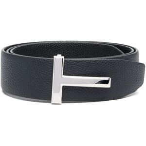 TOM FORD 40CM Reversible Leather Belt - Men - Navy