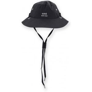 AMI PARIS AMI Drawstring Bucket Hat Black - Unisex - Black