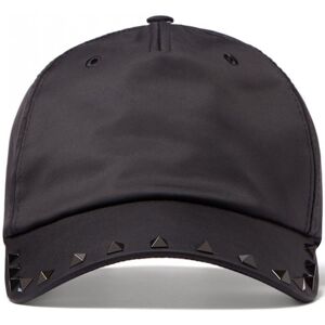 VALENTINO Black Untitled Stud Cap - Men - Black