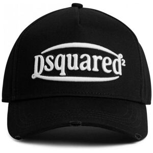 DSQUARED2 Cotton Canvas Logo Cap Black - Men - Black