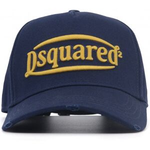 DSQUARED2 Cotton Canvas Logo Cap Navy - Men - Navy