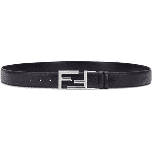 FENDI FF Dress Belt - Men - Black