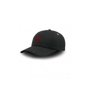 AMI PARIS RED ADC Embroidery Cap Black - Unisex - Black