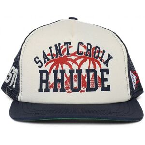 RHUDE Saint Croix Trucker Hat Navy - Unisex - Navy