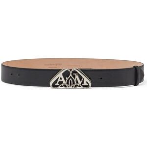 ALEXANDER MCQUEEN Seal Logo Belt Black - Men - Black