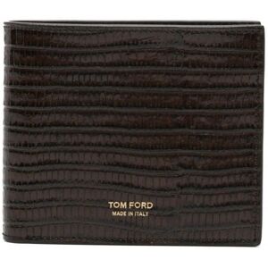 TOM FORD Tejus T Line Bifold Wallet Brown - Men - Brown