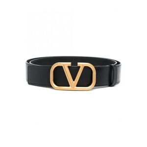 VALENTINO V-Logo leather belt - Men - Black