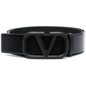 VALENTINO V-Logo leather belt - Men - Black