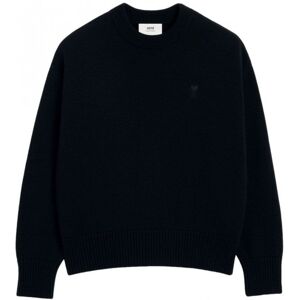 AMI PARIS ADC Crewneck Sweater Black - Men - Black