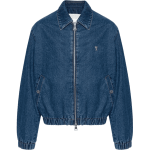 AMI PARIS ADC Zipped Jacket Blue - Men - Blue