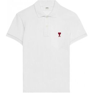 AMI PARIS Ami De Coeur Polo Shirt White - Men - White