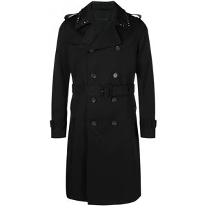 VALENTINO Black Untitled Stud Trench - Men - Black