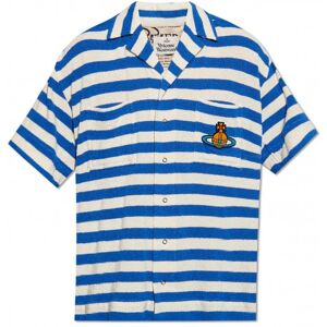 VIVIENNE WESTWOOD Camp Stripe Shirt Blue - Men - Blue > White