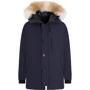 CANADA GOOSE Chateau Parka Black Label With Fur Navy - Men - Blue > Navy