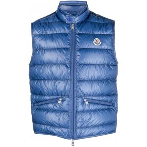 MONCLER Gui Gilet Blue - Men - Blue