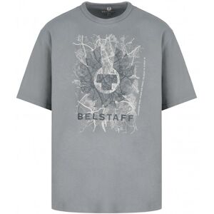 BELSTAFF Map T-shirt Green - Men - Grey > Green