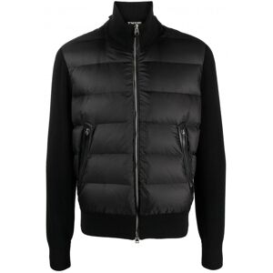 TOM FORD Nylon Front Funnel Neck Black - Men - Black