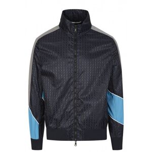 VALENTINO Nylon Windbreaker - Men - Black > Blue