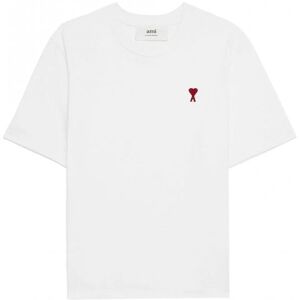 AMI PARIS Red Ami De Coeur T-shirt White - Men - White