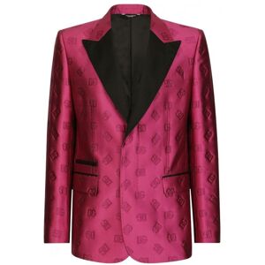 Dolce & Gabbana Satin Lapel Evening Jacket Fushia - Men - Pink > Purple