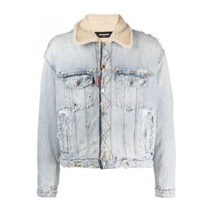 DSQUARED2 Sports Jacket Blue - Men - Blue > Denim