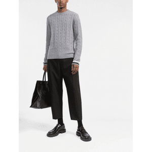 VALENTINO Wool Back Logo Sweater - Men