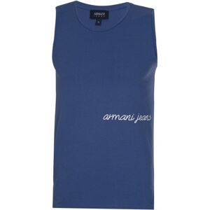 Armani Jeans Womens Sleeveless T-shirt - Women - Blue