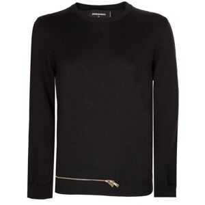 DSQUARED2 Dsquared Womens Zip Hem Knitted Jumper - Women - Black