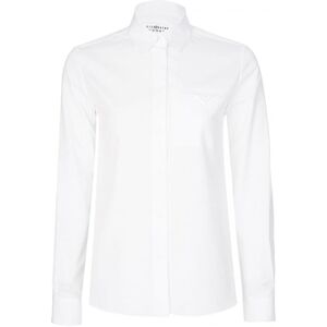 MAISON MARGIELA White Cotton Poplin Womens Shirt - Women - White