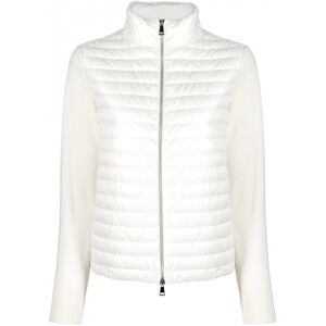 MONCLER Womens Hybrid Cardigan White - Women - White