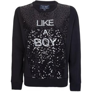 ARMANI Womens 'Like a Boy' Sequin Sweater - Women - Black - Size: 44 (uk12)