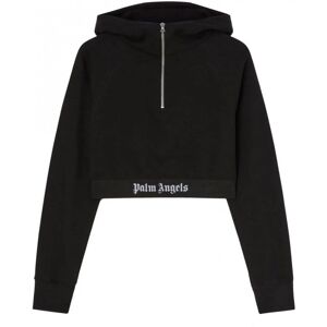 Palm Women's Logo Tape Zip Hoodie Black - Women - Black