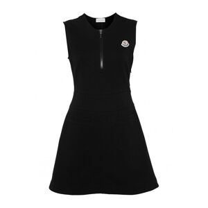 MONCLER Womens Short Cotton Dress  Black - Women - Black