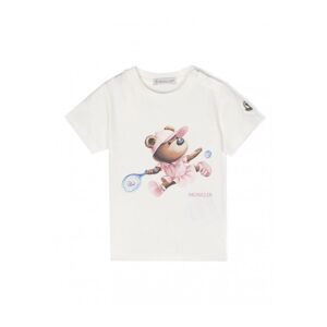 MONCLER ENFANT Baby Printed Graphic T-shirt White - KIDS - White