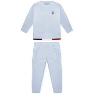 MONCLER ENFANT Baby Stripe Hem Tracksuit Blue - KIDS - Blue