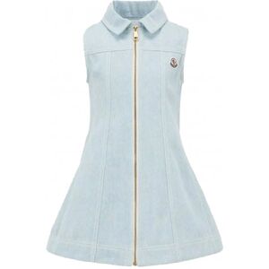 MONCLER ENFANT KIDS CHAMBRAY DRESS - KIDS - Blue