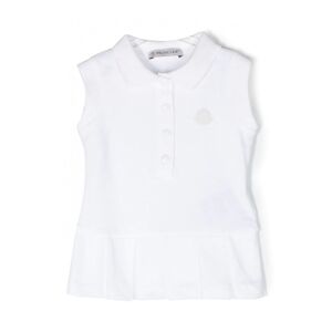 MONCLER ENFANT Kids Piquet Dress - KIDS - White
