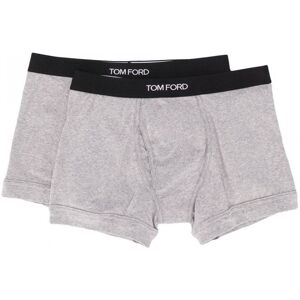 TOM FORD BI Pack Cotton Stretch Boxers Grey - Men - Grey