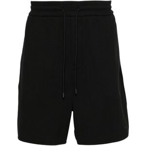 Emporio Armani Cotton Shorts Black - Men - Black