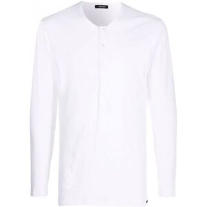 TOM FORD Cotton Stretch Henley White - Men - White