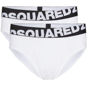 DSQUARED2 Logo Waistband Pack of Two Briefs - Men