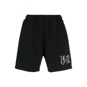 Palm PA Monogram Sweatshorts Black - Men - Black