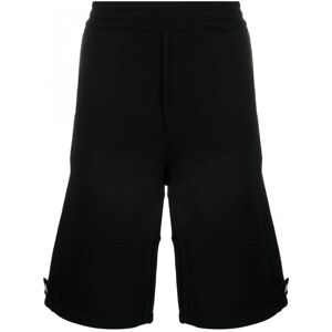 ALEXANDER MCQUEEN Seal Logo Jersey Shorts Black - Men - Black